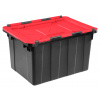 STERILITE HINGED LID INDST TOTE 12 GALLON 45L-0