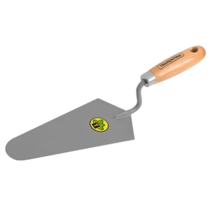 Tramontina 7" mason's trowel, wood handle with hanging hole-0