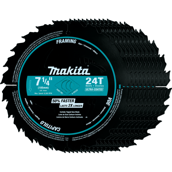 MAKITA A-94530-10 TCT SAW BLADE 7-1/4"T (10P)