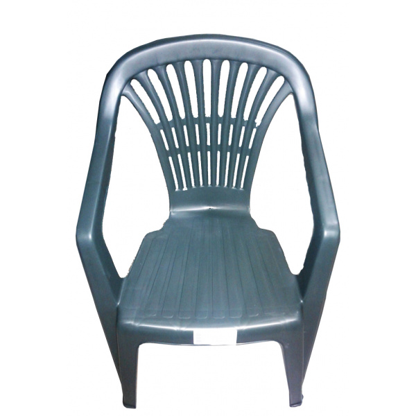 PROGARDEN SCILLA PLASTIC CHAIR GREEN