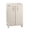 10367-XP RIMAX RESIN WICKER COMPACT CABINET TAUPE