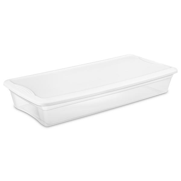 19608006 STERILITE 41QT STORAGE BOX WHITE