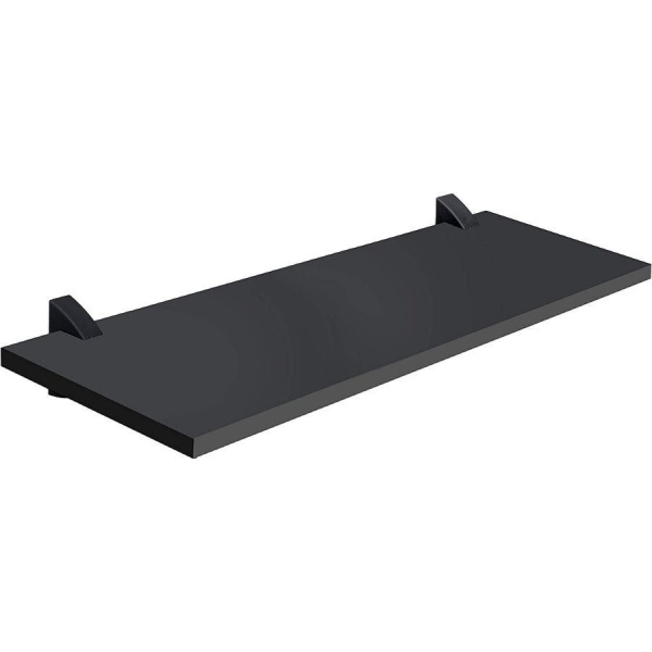 8857.06  CONCEPT	STRAIGHT SHELF 1.5X25X60CM BLACK WITH BRACKET