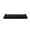 DUETTO STRAIGHT SHELF 1.5X20X100CM BLACK WITH BRACKET