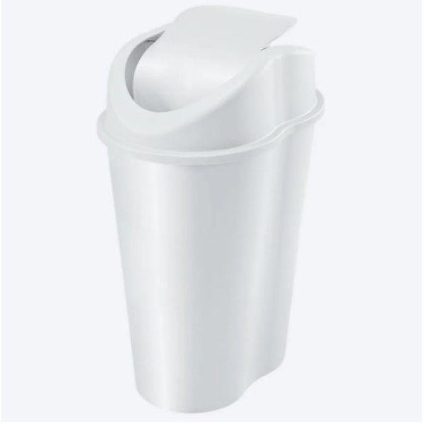 RIMAX 7596-XP SWING BIN 13.2 GAL WHITE